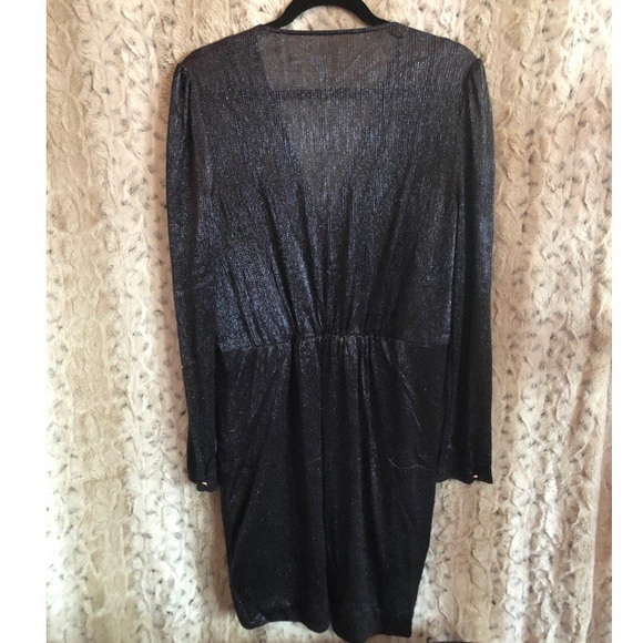 Ever New Metallic Draped Mini Dress - Picture 4 of 5